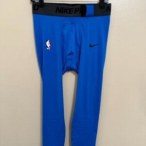 Nike Pro NBA Player Issue 3/4 Compression Tights OKC Thunder DN1547-403